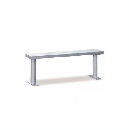 77774 48 in. W Aluminum Locker Benches
