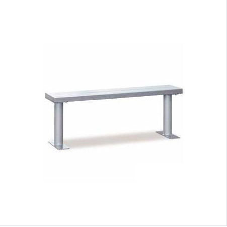 77777 84 in. W Aluminum Locker Benches