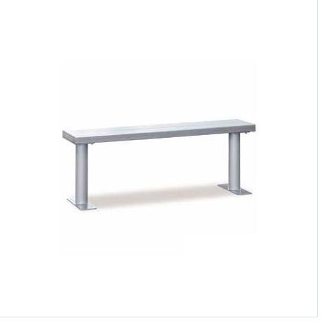 96 in. W Aluminum Locker Benches