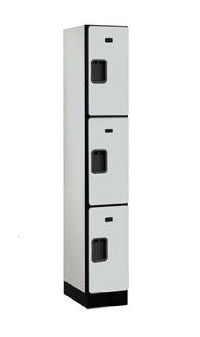 Designer Wood Locker - Gray - 6 ft. H - 18 in. D