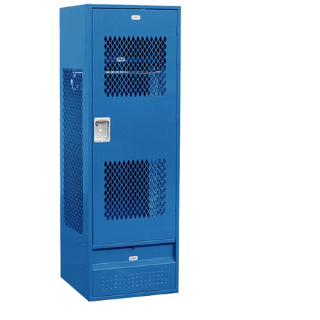 Picture of Salsbury Industries 72024BL-A Gear Metal Locker-Ventilated Door-Blue-Assembled