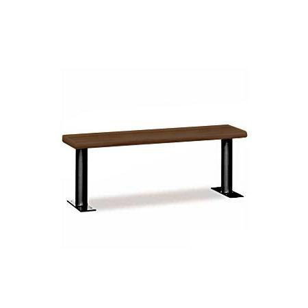 Wood Locker Benches - Dark - 36in. W