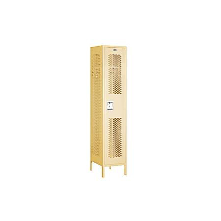 Extra Wide Vented Metal Locker - Tan - Assembled