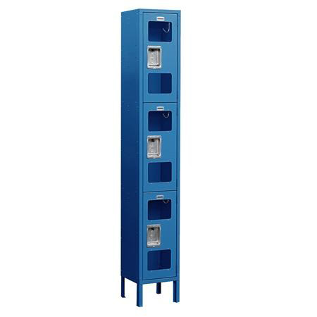 See-Through Metal Locker - Blue