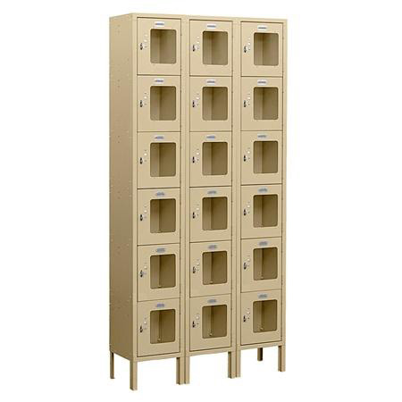 See-Through Metal Locker - Tan