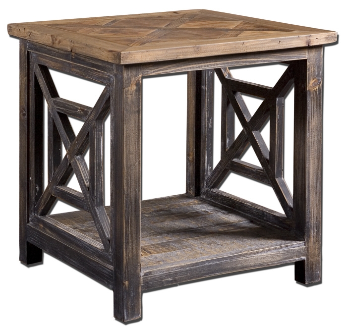 Picture of 212 Main 24263 Spiro Reclaimed End Table - Natural Wood
