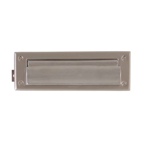Picture of Brass Accents A07-M0050-619 Mail Slot - 3 in. x 10 in. - Satin Nickel