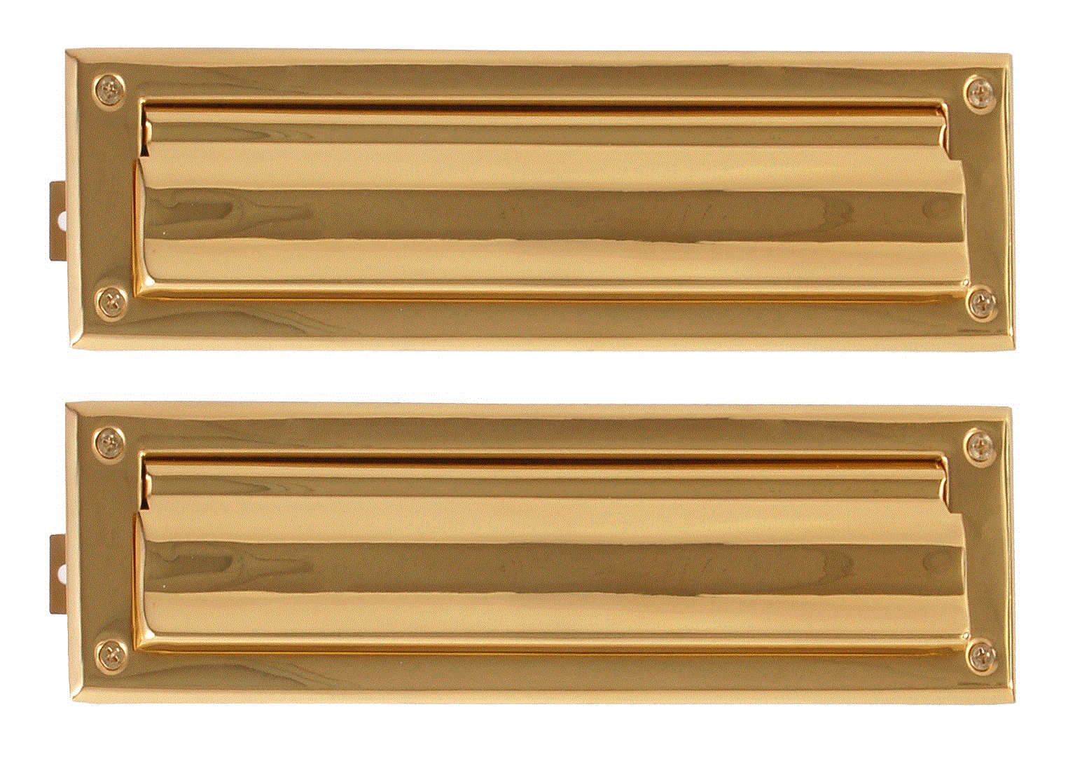 Picture of Brass Accents A07-M0050-PVD Mail Slot - 3 in. x 10 in. - PVD Polished Brass