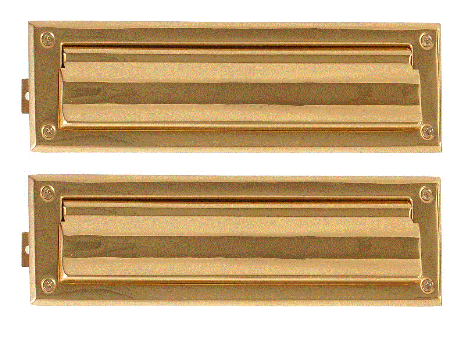 Mail Slot - 3.63 in. x 13 in. - Polished Brass