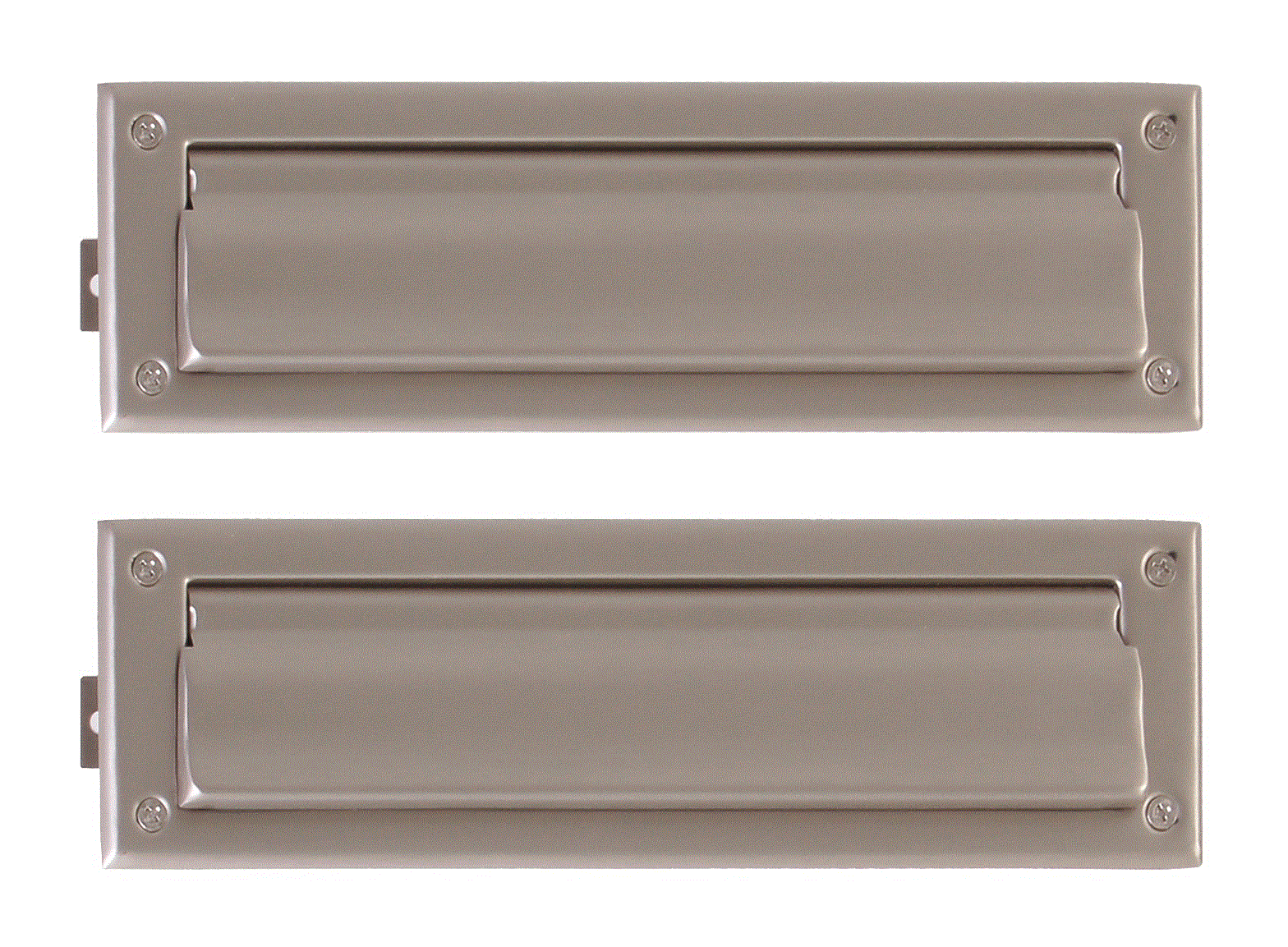 Picture of Brass Accents A07-M0010-619 Mail Slot - 3.63 in. x 13 in. - Satin Nickel