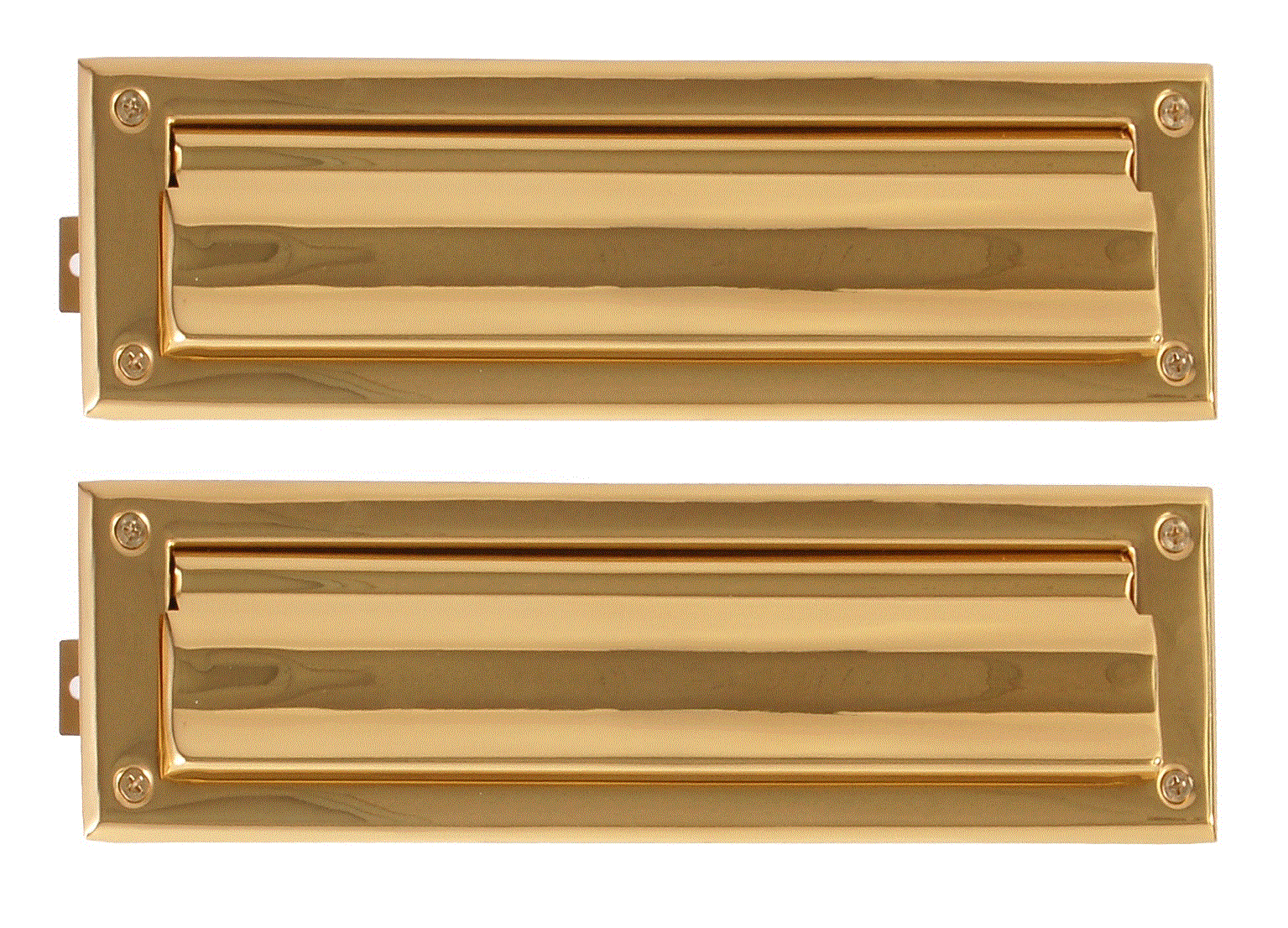 Mail Slot - 3.63 in. x 13 in. - PVD Polished Brass