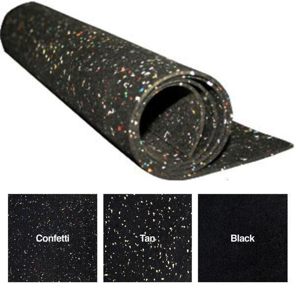 Picture of Ghent RRT16-424-BK 4 ft. x 24 ft. Recyled Rubber Tack Roll - Solid Black