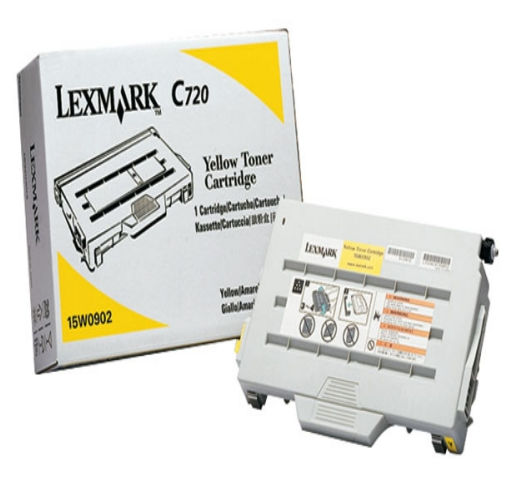 Lexmark LT720Y C720 15W0902 Toner Cartridge - Yellow