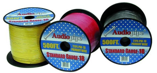 Picture of AudioPipe AP18500RD 500 18 Gauge Remote Cable - Red