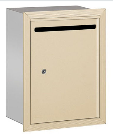 Letter Box Recessed Mounted Private Access  Sandstone