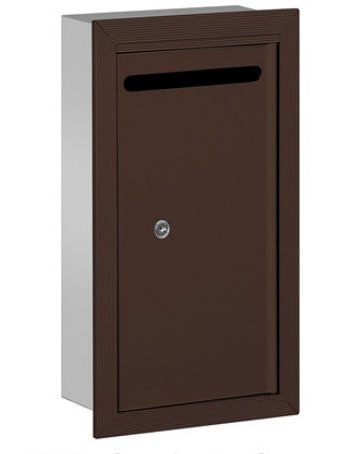 2265ZP Letter Box Recessed Mounted Private Access - Bronze