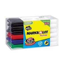 Picture of Avery AVE29860 Avery Marks-A-Lot Pen Style Whiteboard Markers  Fine Point  Assorted  24/Set  PK - AVE29860