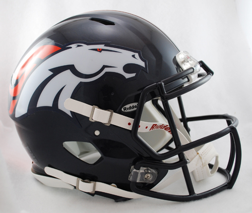 Picture of Victory Collectibles 3001633 Rfa Denver Broncos Full Size Authentic Speed Helmet