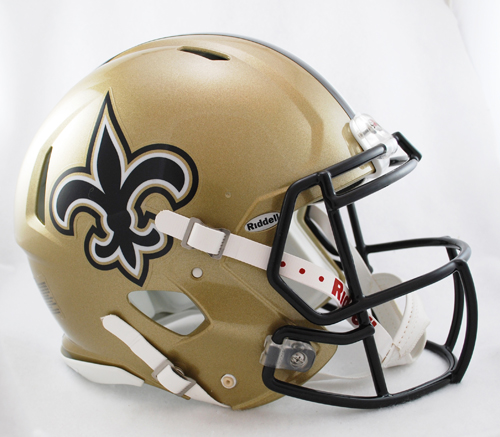 Picture of Victory Collectibles 3001643 Rfa New Orleans Saints Full Size Authentic Speed Helmet
