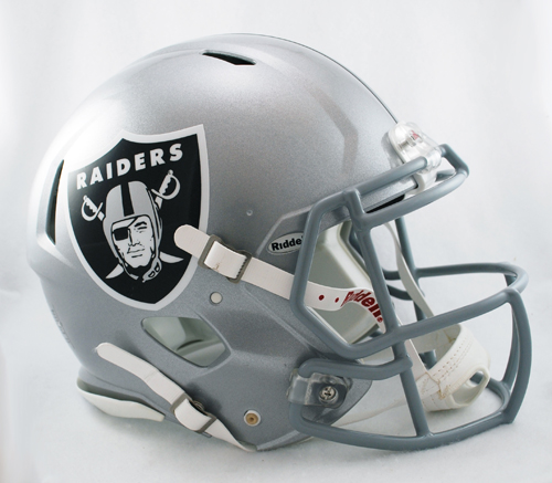 Picture of Victory Collectibles 3001646 Rfa Oakland Raiders Full Size Authentic Speed Helmet