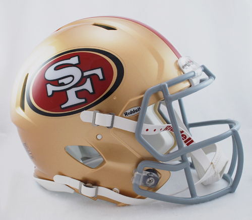 Picture of Victory Collectibles 3001651 Rfa San Francisco Full Size Authentic Speed Helmet