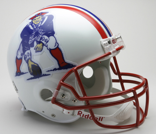 Picture of Victory Collectibles 30252 Rfa Tb New England 1990 - 92 Patriots Throwback Helmet Full Size Authentic