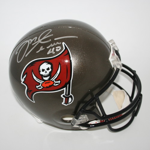 Picture of Victory Collectibles VIC-000215-30535 Mike Alstott Autographed Tampa Bay Replica Helmet