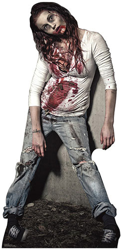 Picture of Advanced Graphics 1166 Zombie Girl Cardboard Standup