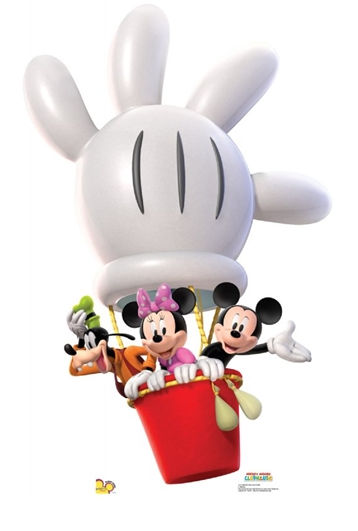 Picture of Advanced Graphics 1172 Mickey Balloon Ride Cardboard Standup