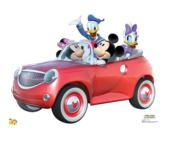 Picture of Advanced Graphics 1173 Mickey Car Ride Cardboard Standup