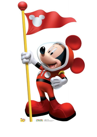 Picture of Advanced Graphics 1175 Mickey In Space Cardboard Standup