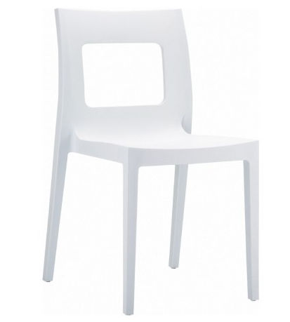 Compamia ISP026-WHI Lucca Chair - White- set of 2