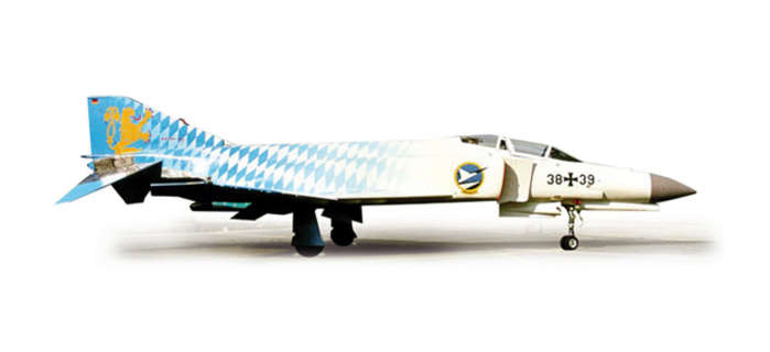 Herpa 1-200 Scale Military HE554107 Luftwaffe F4F Phantom II 1-200 JG74 40 Jahre Molders
