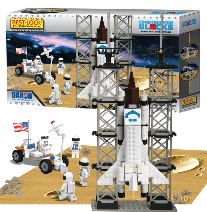 Picture of Best Lock BL70301 Space Shuttle 330 Piece Construction Toy