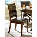 Home Elegance 5327S Helena Side Chair in Dark Brown Leatherette - Pack of 2 Home Elegance 5327S Helena Side Chair in Dark Brown Leatherette - Pack of 2