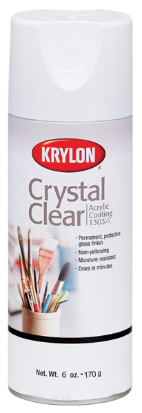 Picture of Krylon 137092 Crystal Clear Acrylic Coating Aerosol Spray-6 Ounces 
