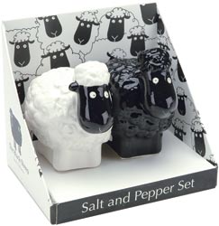 Picture of Dublin Gift 75027 The Black Sheep Salt & Pepper Shaker Pair-