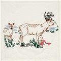 Fairway 493856 Stamped Quilt Blocks 18 in. x 18 in. 6-Pkg-Deer Fairway 493856 Stamped Quilt Blocks 18 in. x 18 in. 6-Pkg-Deer