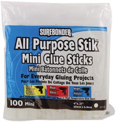 Picture of FPC 298432 All Purpose Stik Mini Glue Sticks-.28 in. x 4 in. 100-Pkg 