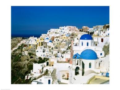 Picture of PVT/Superstock SAL4428116 Santorini  Oia  Cyclades Islands  Greece -24 x 18- Poster Print