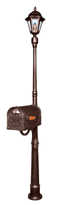 Picture of Ashland SPK-606-CP Ashland Mailbox - Post Light Copper