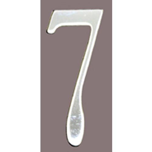 Stnls Steel Address Numbers Size - 2  Number - 7-Stainless Steel