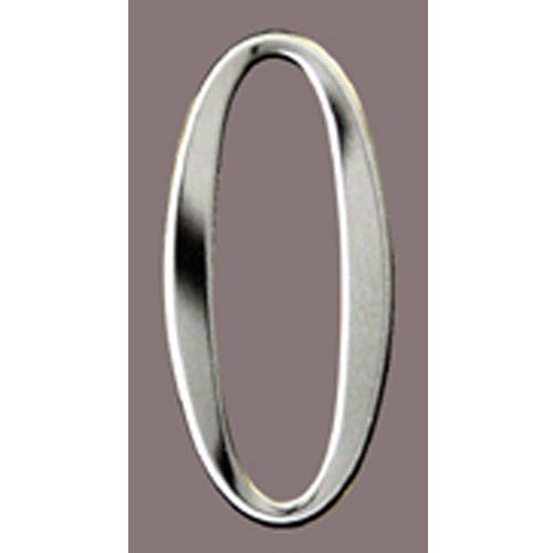 Stnls Steel Address Numbers Size - 3 Number - 0-Stainless Steel