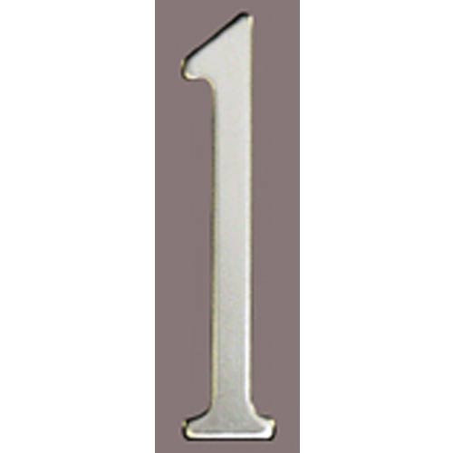 SS3-Number 1 Stnls Steel Address Numbers Size - 3  Number - 1-Stainless Steel