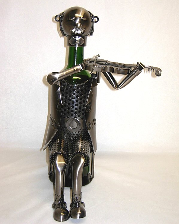 Picture of Three Star ZB520 Wine Bottle Holder - Violinist