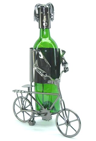 Picture of Three Star ZB710 Wine Bottle Holder - Bicyclist