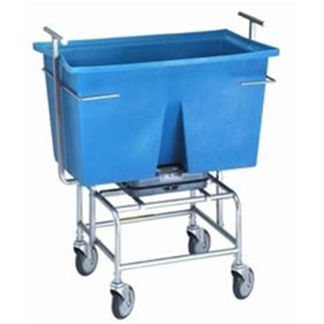 R&B Wire RB51PL Portable-Mobile Laundry Scale with Poly Tub - 249 lb.