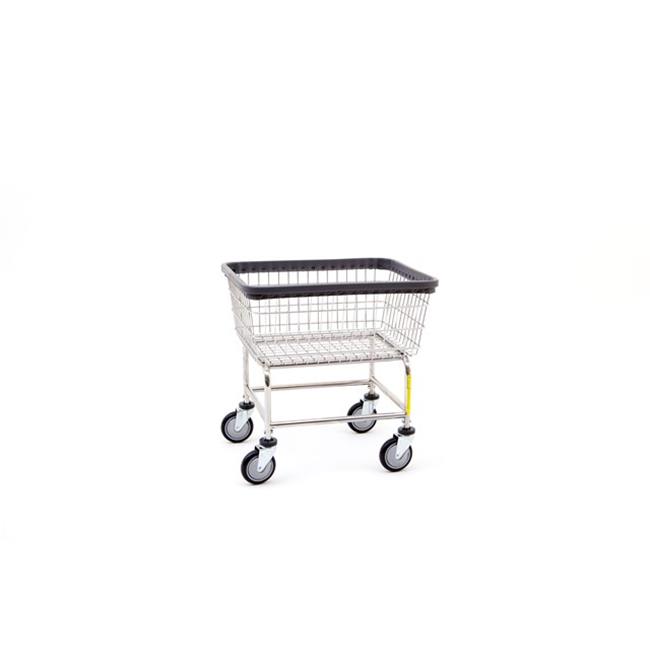 R&B Wire 100E Standard Wire Frame Metal Laundry Cart - Chrome