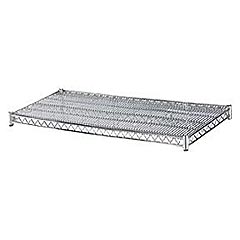 24 in. x 60 in. Plated Wire Shelf - Chrome
