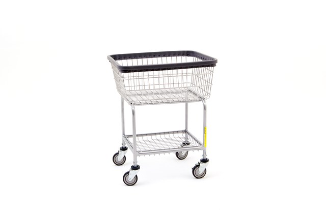 Picture of R&B Wire 350E Wire Frame Metal Car Wash Towel Cart - Chrome